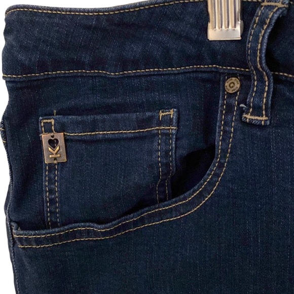 Belle by Kim Gravel Cropped TripleLuxe Denim Straight Leg Jeans Size 22W - Picture 7 of 13